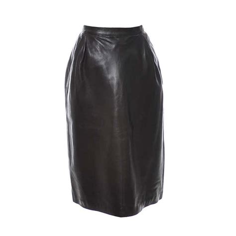 yves saint laurent leather skirt|Saint Laurent.